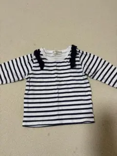 ストライプ 長袖カットソー 80センチ