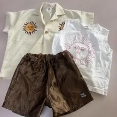 しまむら　むくぞーくん　3点セット　midmile ベージュ太陽　ミッドマイル