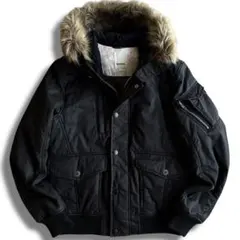 定価5.3万 ディーゼル N-2B ファー フライトジャケット 定価5.3万 ディーゼル N-2B ファー フライトジャケット 中古