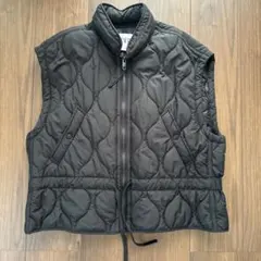 ZARA キルティングベスト◆美品