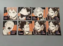 ハイキュー スクエアステッカー コレクション 烏野高校 8枚