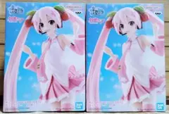 桜ミク BANPRESTO EVOLVE フィギュア2点セット
