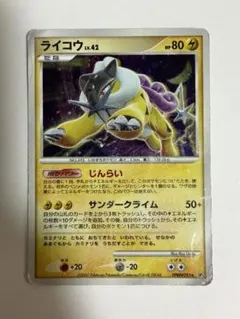 ライコウ LV.42 ポケモンカード | Mercari