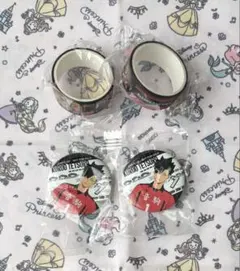 ハイキュー ビッくらポン 缶バッジ マステ 音駒