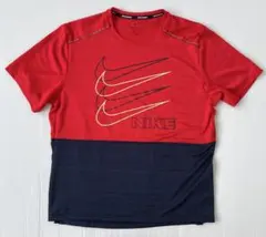 NIKE ナイキ ランニングウェア シャツ XL 赤 ネイビー