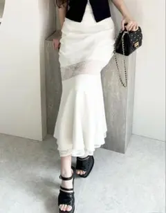 リップサービス　インナーショーパン付レース切替マーメイドスカート　Mサイズ