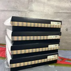 BURBERRY 綿毛布 2枚セット洗える綿毛布 シール織り シングル 2枚組