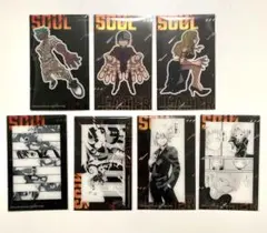 ソウルイーター生誕20周年記念原画展 トレーディングクリアカード 7種