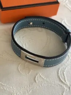 新品！ エルメス ケリードッグ ブルー シルバー 265aa - メルカリ