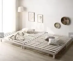 Rasik NOORA セミダブルベッドフレーム ホワイト