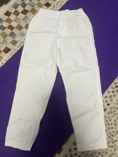 ユニクロ　ホワイトパンツ レディース