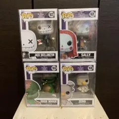 Funko pop ナイトメアビフォアクリスマス ジャック　サリー　ゼロ　ブギー