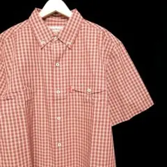 ワールドウォーカー World Walker チェック半袖シャツ L 未使用 5