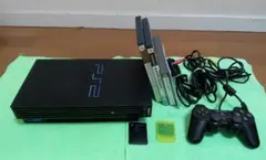 PlayStation 2 SCPH-50000 ミッドナイトブラック本体