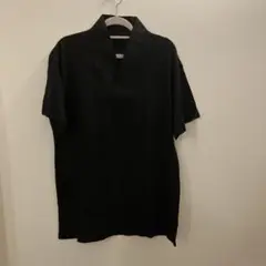 紳士用Tシャツ襦袢　黒LL綿100%