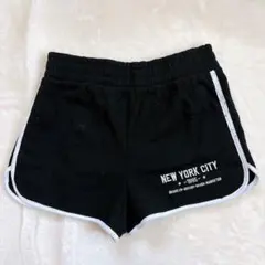 ショートパンツ ブラック レディース 部屋着 スポーツ 裏起毛 暖かい