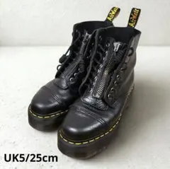 箱あり【美品】 Dr.Martens SINCLAIR 厚底 8ホール ジップ