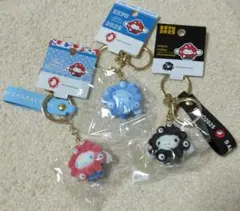 大阪関西万博 ミャクミャク シナモロール なりきり立体キーホルダー 3点セット