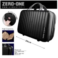 新品＊ミニトランク キャリーケース ZERO-ONE ゼロワン ブラック 黒のサムネイル
