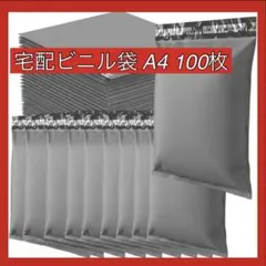 特価✨ 宅配ビニール袋 A4 100枚 黒色 宅配袋 テープ付き 梱包