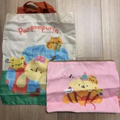 ポムポムプリン ユーモラスアソートコレクション トート&ポーチ セット