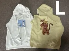 裏起毛パーカー♡2枚セット♡Lサイズ