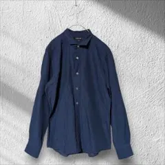 【MICHEL KLEIN】新品 ドレスシャツ ストライプ カジュアル 透け感