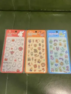 ディズニーぷくぷくシール3点セット ベイマックス　ズートピア　モンスターズインク