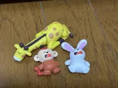 たべっ子どうぶつ すやすやフィギュア キリン うさぎ さる