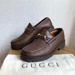 ＊名作＊GUCCI ホースビット ローファー 濃茶 22 イタリア製