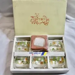 ADERIA GLASS アデリアグラス 冷茶グラス 5客セット 昭和レトロ