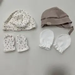 まとめ買い❤︎帽子とミトンセット