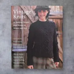 ★洋書 VINTAGE KNITS 手芸本 ニット ファッション インテリア
