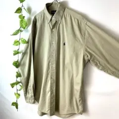 90sラルフローレン BLAIRE シャツ オーバーサイズ ポニー グッドカラー