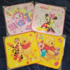 新品未使用　ディズニー　タオルハンカチ