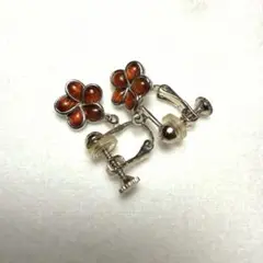 ハワイアンジュエリー シルバー925 コアウッド プルメリア シルバーイヤリング