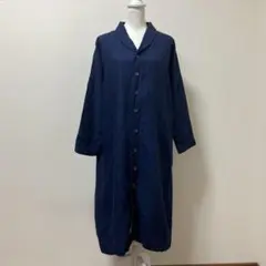 アースエコロコ　ロングワンピース　麻100% ワンピース　春　リネン100%のサムネイル