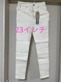 新品　BAYFLOW ストレッチスキニー　　デニム　ホワイト 23インチ
