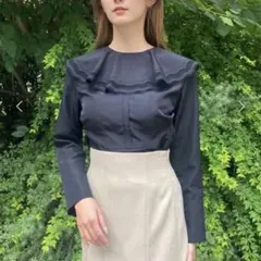 セルフォード CELFORD 22AW スカラップカラーブラウス シャツ 38 CELFORD（セルフォード）の「スカラップカラーブラウス（シャツ