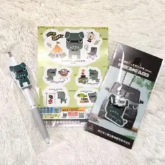 【未使用】デリカミニ　デリ丸。オリジナルキーホルダー　ボールペン　シール　セット