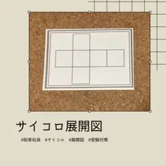 さいころ　展開図　幼児教育　算数　小学生　フラッシュカード