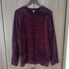 新品　ITEMS　バーガンディ ニット　セーター　サイズ40