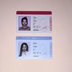 ツウィ Formula of love IDカード トレカ TWICE