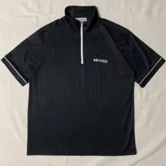 Kaepa ブラック ハーフジップ 半袖Tシャツ y2kのサムネイル