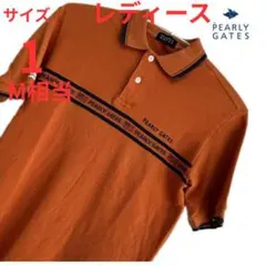 PEARLY GATES パーリーゲイツ レディース 半袖 オレンジ サイズ1