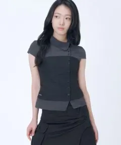 miseki seoul Hannah side collar shirt - メルカリ