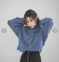 ニットジャケット ブルゾン