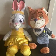 ズートピア ビックぬいぐるみセット ジュディ・ニック