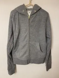 earth surf&ecologyラメパーカー＊グレーシルバーラメMサイズ