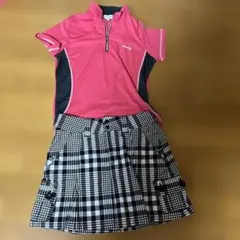 ゴルフウェア ポロシャツとスカートセット